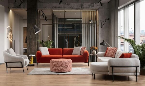 PALERMO KOLTUK TAKIMI L + 3 + 1