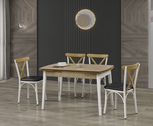 VALENCİA AÇIK CEVİZ MASA TAKIMI