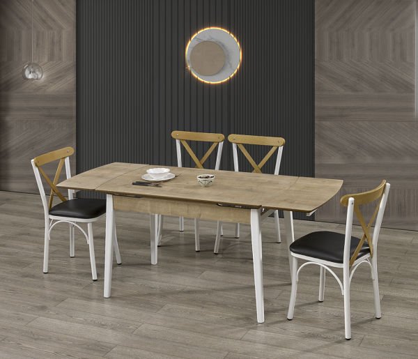 VALENCİA AÇIK CEVİZ MASA TAKIMI