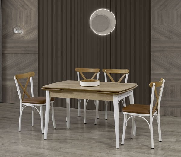 VALENCİA AÇIK CEVİZ MASA TAKIMI