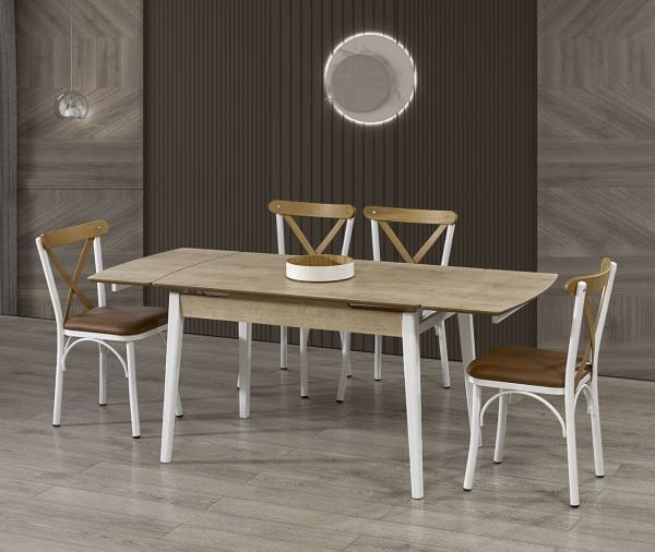 VALENCİA AÇIK CEVİZ MASA TAKIMI