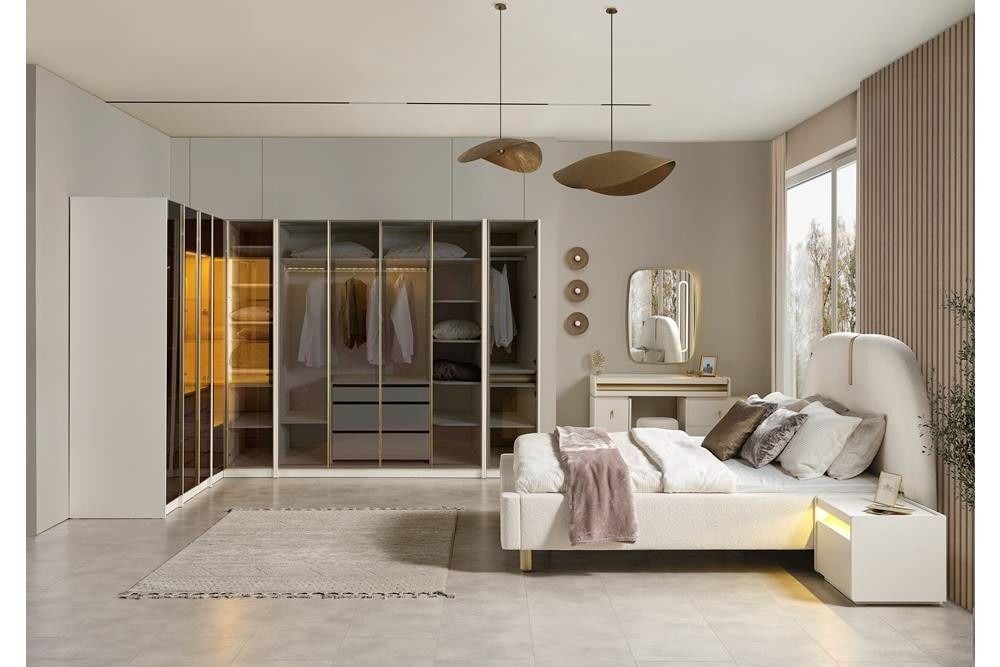 RİO DELUX KÖŞE DOLAPLI YATAK ODASI