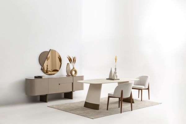 DELTA YEMEK ODASI - BEJ + BRONZ