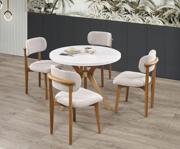 POLİ BEYAZ MASA TAKIMI