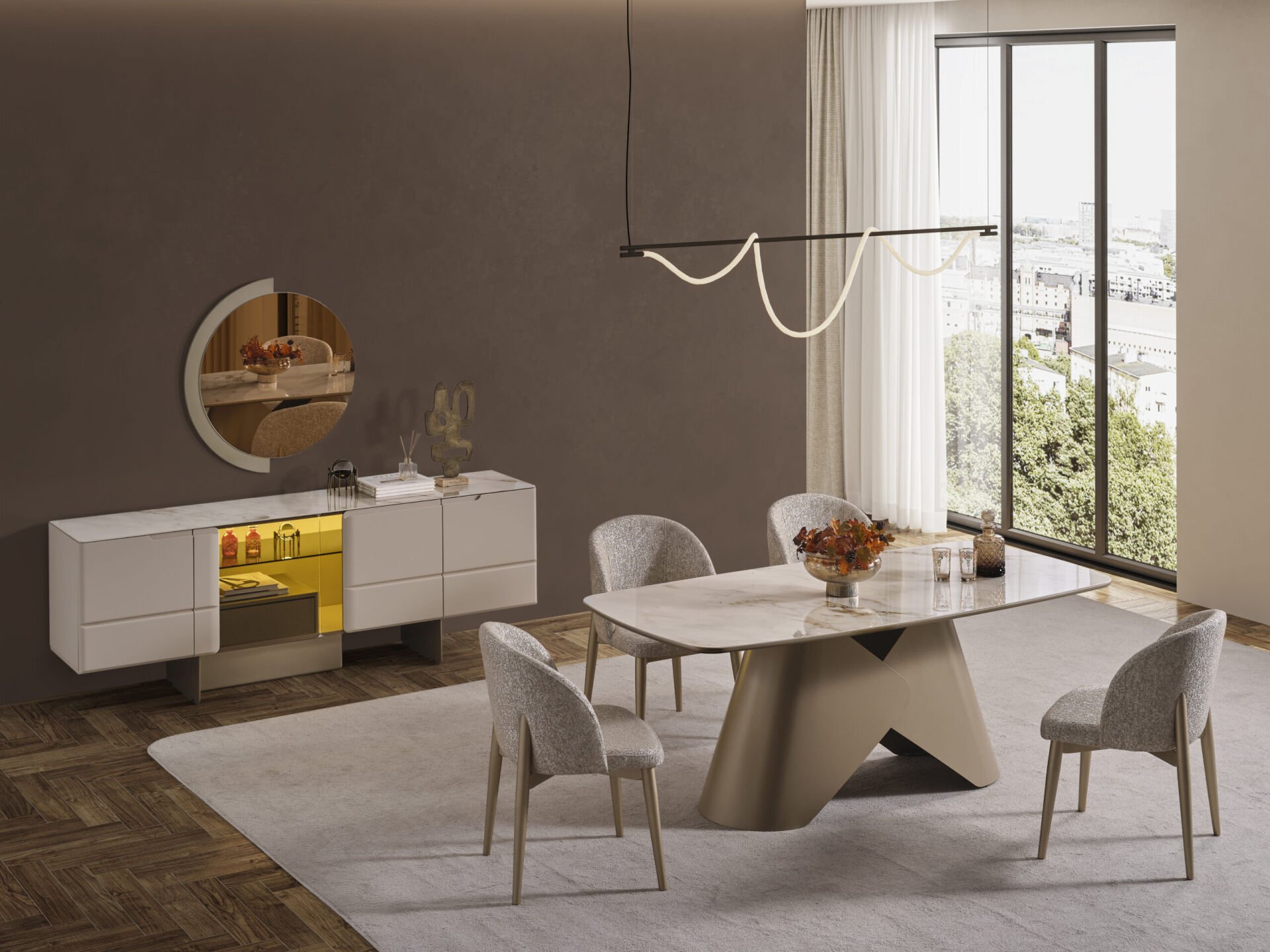 OSLO LUXURY YEMEK ODASI (SERAMİK)