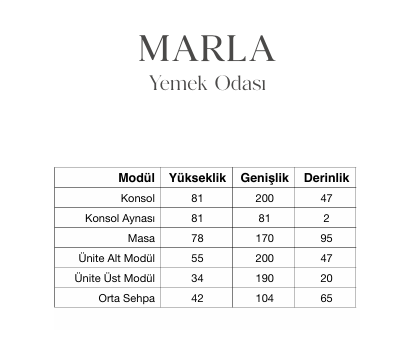 MARLA YEMEK ODASI