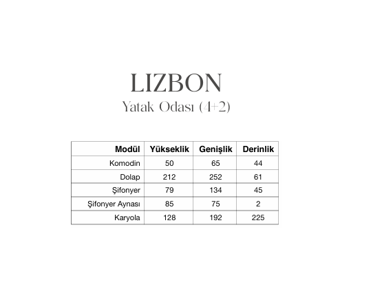 LOZAN YATAK ODASI